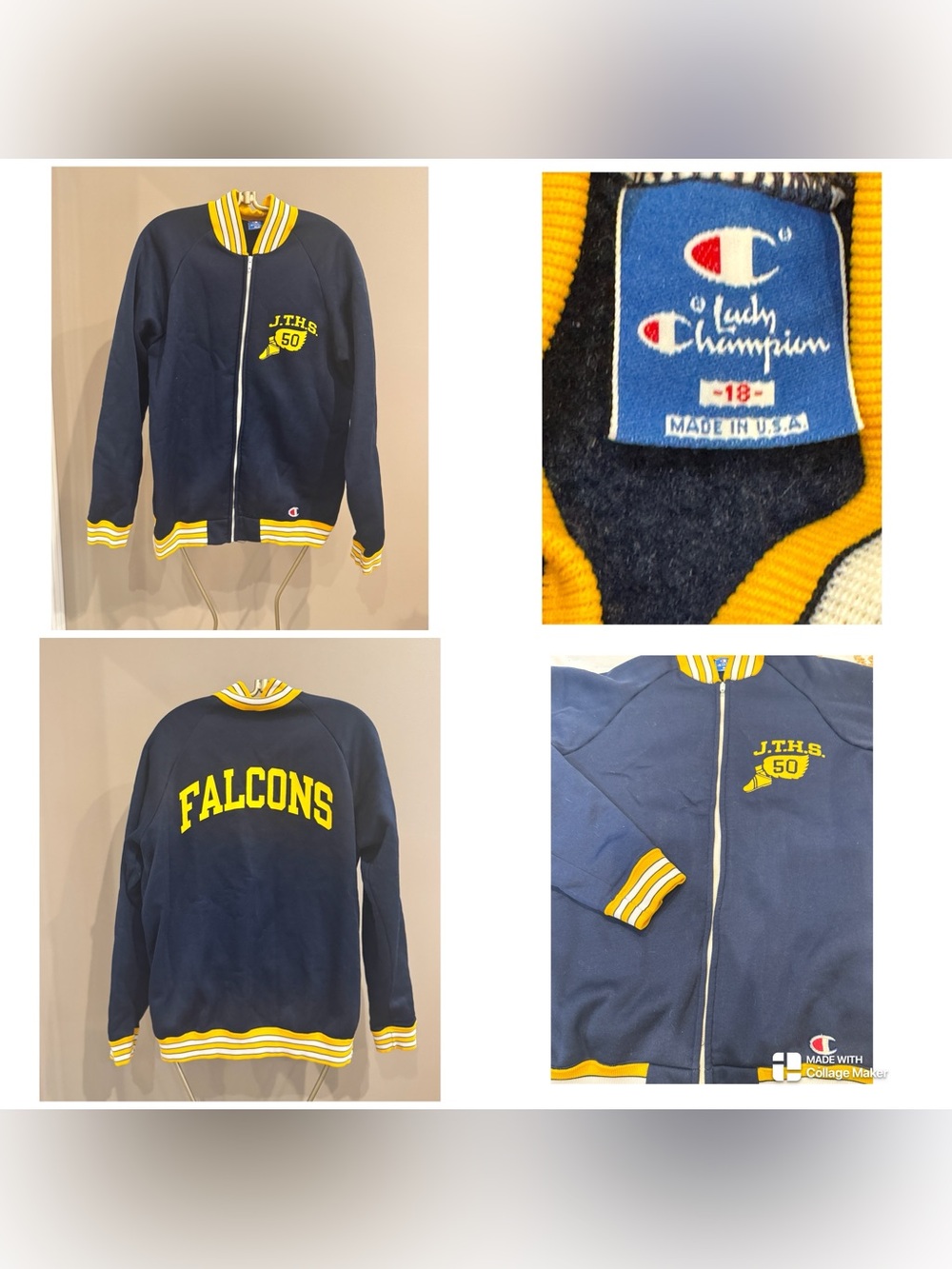 Vintage 70s Lady Champion Varsity Jacket -